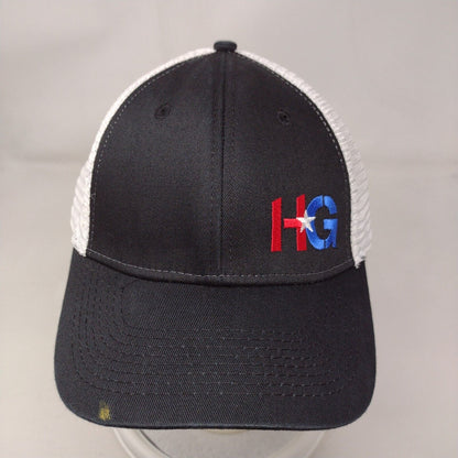 HG Higher Grounds Snapback Mesh Back Trucker Hat Black OSFA Colorblock