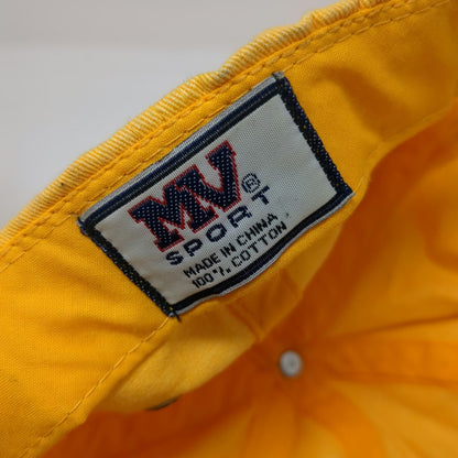 MV Sport Baseball Cap Yellow One Size Redfish Lake Lodge Adjustable Cotton Hat