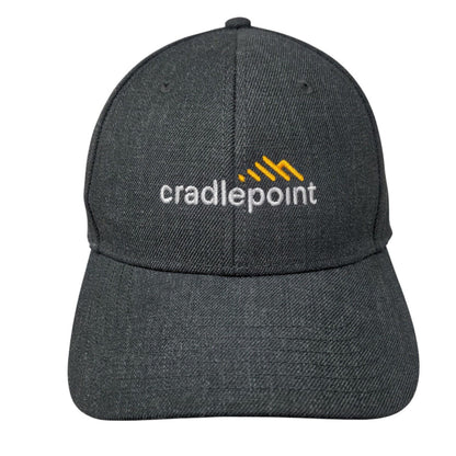 Cradlepoint Snapback Hat Gray OSFM Embroidered Adjustable Otto