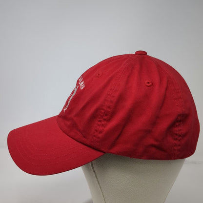Imperial Baseball Cap Red One Size Buck Brannaman Clinic Horse Embroidery Hat