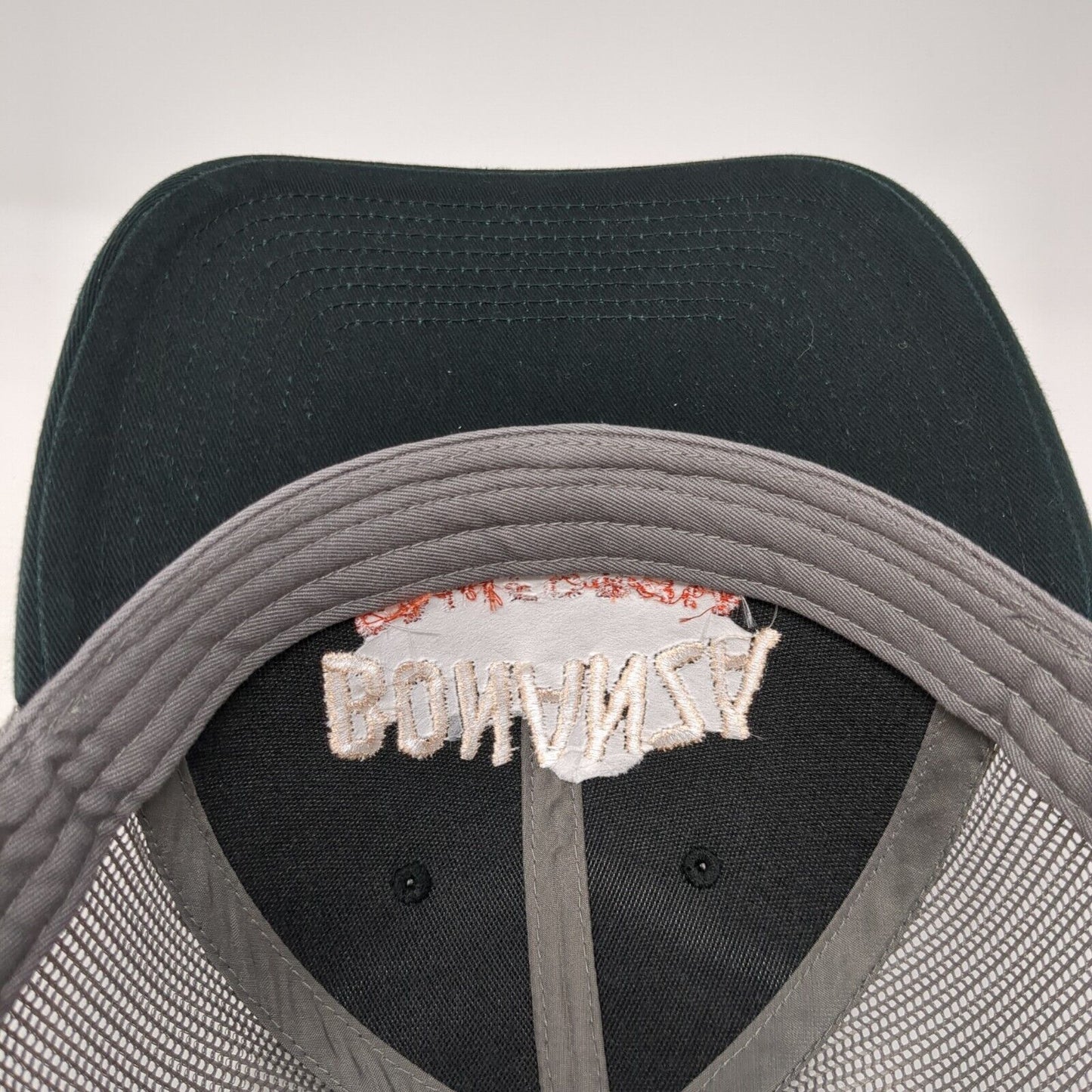 Bonanza California Snapback Trucker Hat Black One Size Mesh Back Outdoor