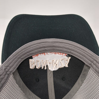 Bonanza California Snapback Trucker Hat Black One Size Mesh Back Outdoor