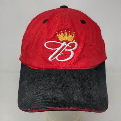 Chase Authentics Men's Fitted Hat Red Black Size OSFM Embroidered Budweiser Logo