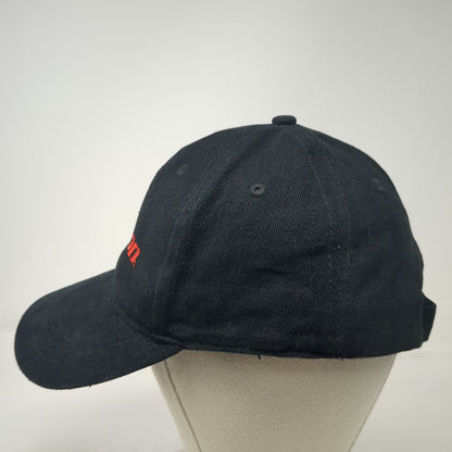 Wild Baseball Cap Black One Size Snap-on Embroidered Adjustable Strapback Hat