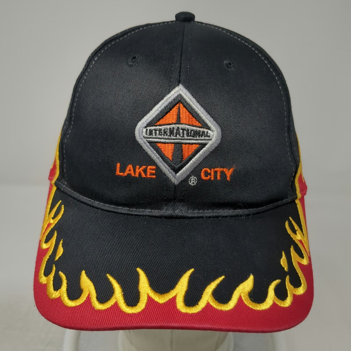 Otto Baseball Cap Black One Size International Lake City Flames Embroidered Hat