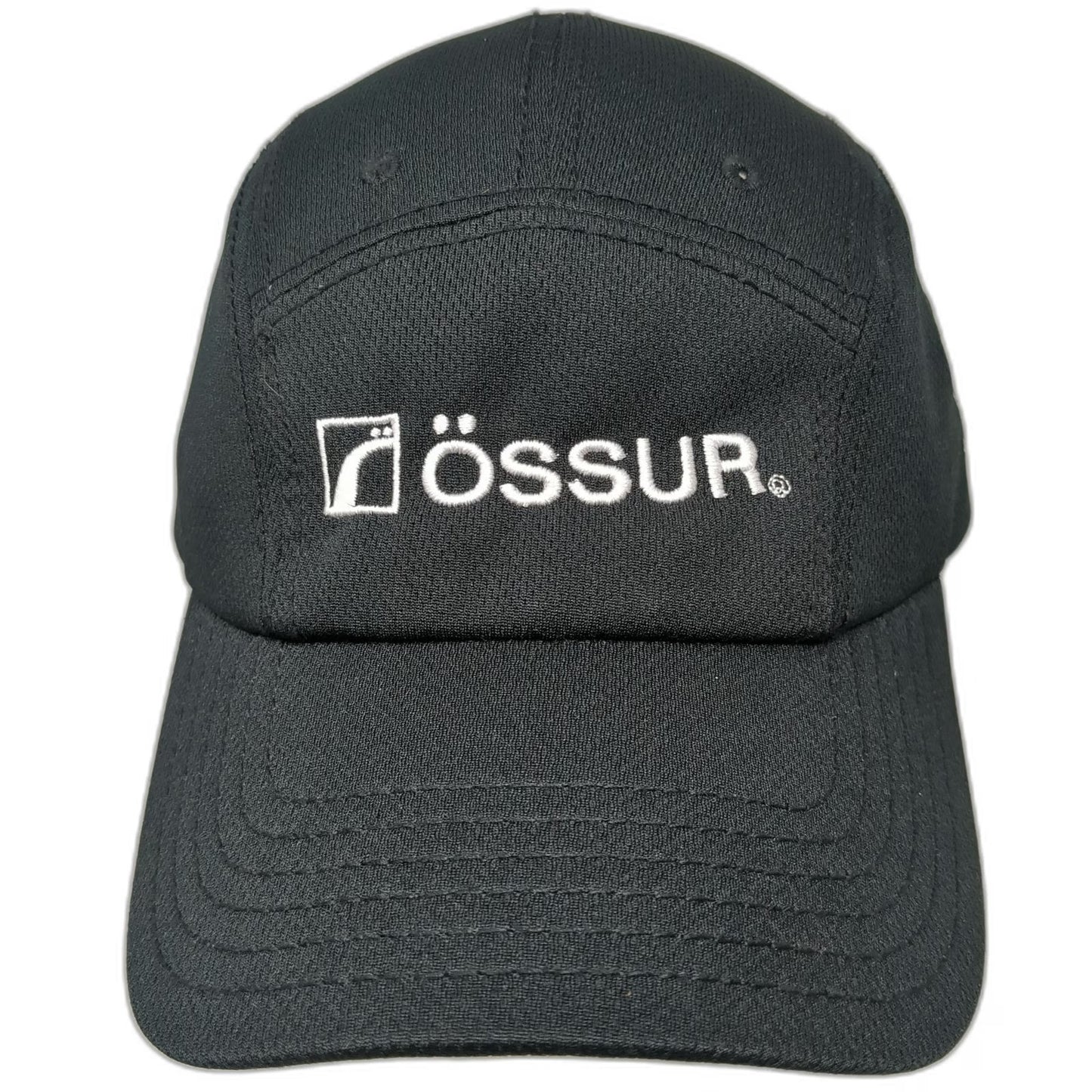 OTTO 5 Panel Black One Size Strapback Hat Ossur Challenged Athletes Foundation