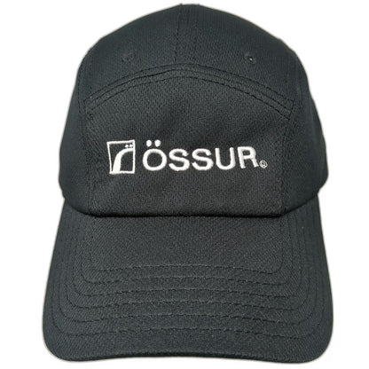 OTTO 5 Panel Black One Size Strapback Hat Ossur Challenged Athletes Foundation