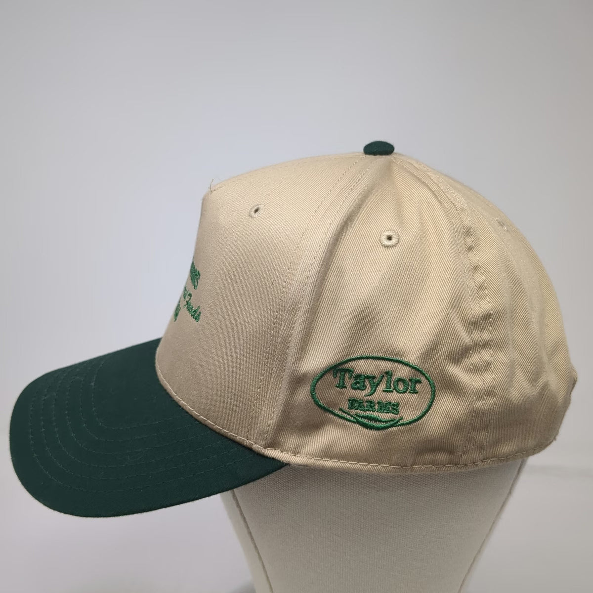 Otto 5 Panel Beige Green One Size Taylor Farms Deli Prepared Foods Snapback Hat