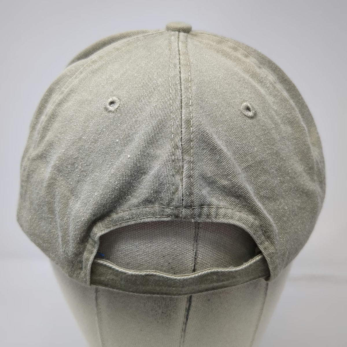 Basic Hat Baseball Cap Beige Blue One Size Advanced Communications Embroidered