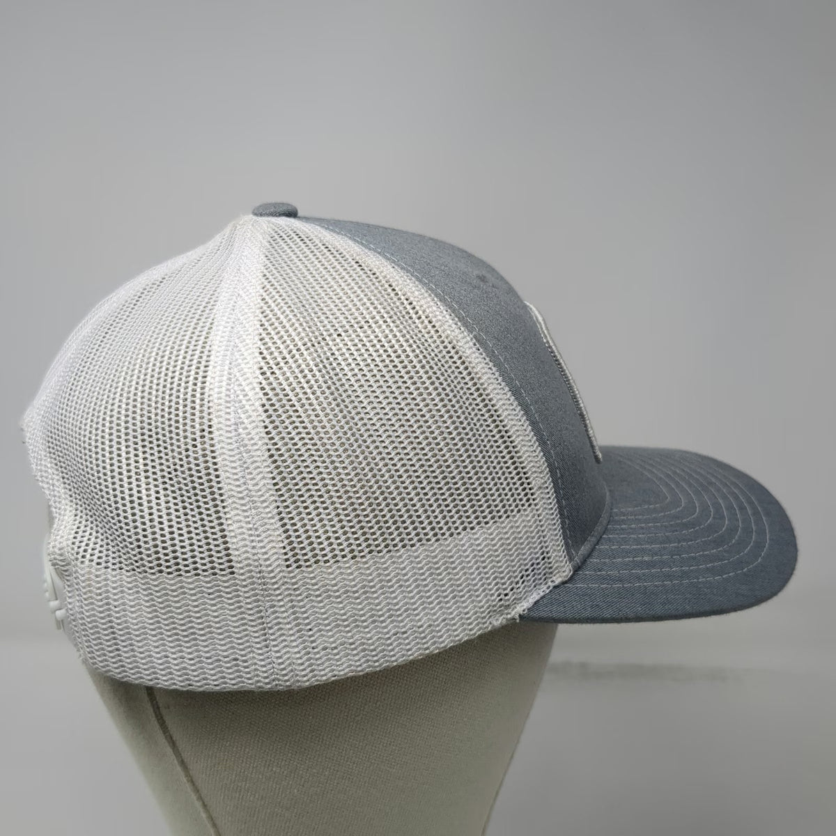 Richardson Trucker Hat Gray One Size Yee Yee Apparel Co Mesh Back Snapback Patch