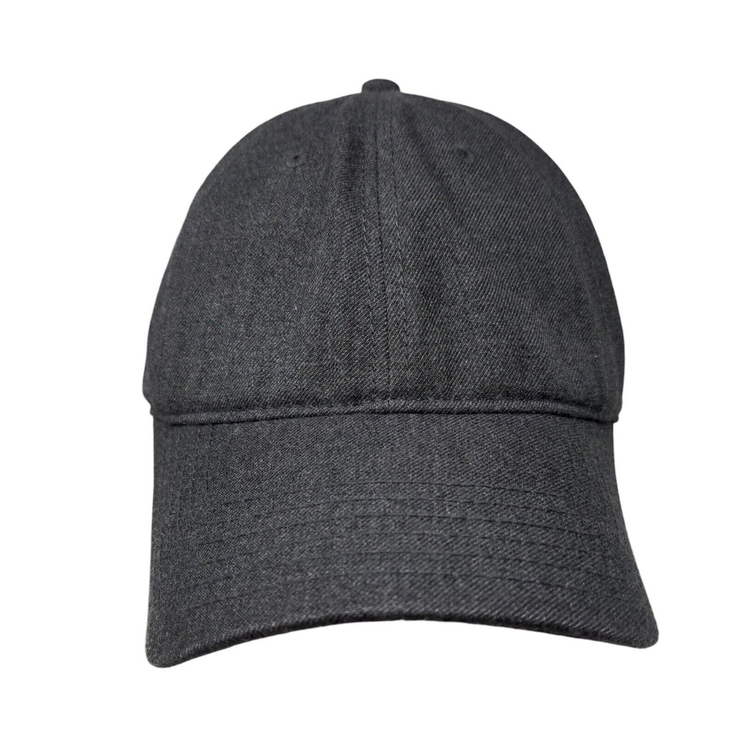 George Slideback Hat Gray OS Blank Vegan Leather Adjustable Strap