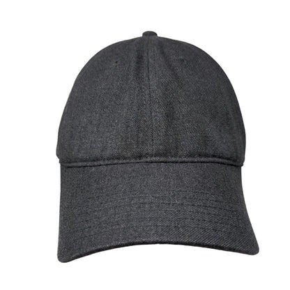George Slideback Hat Gray OS Blank Vegan Leather Adjustable Strap