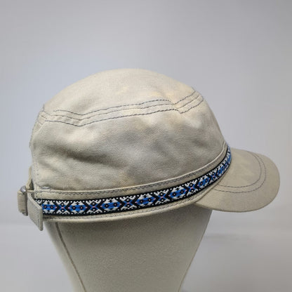 Trust Your Journey Army Cap Beige One Size Picasso Quote Heart Patterned Hat