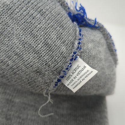 Wentzville Ice Arena Pom Pom Knit Beanie Hat Blue One Size Embroidered