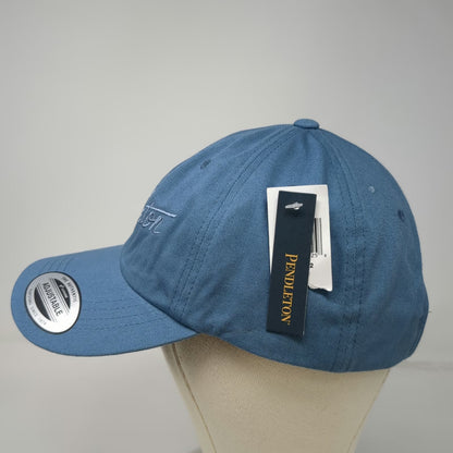 Pendleton Baseball Cap Blue Gray OS Slideback Cotton Embroidered Logo Hat W/Tags