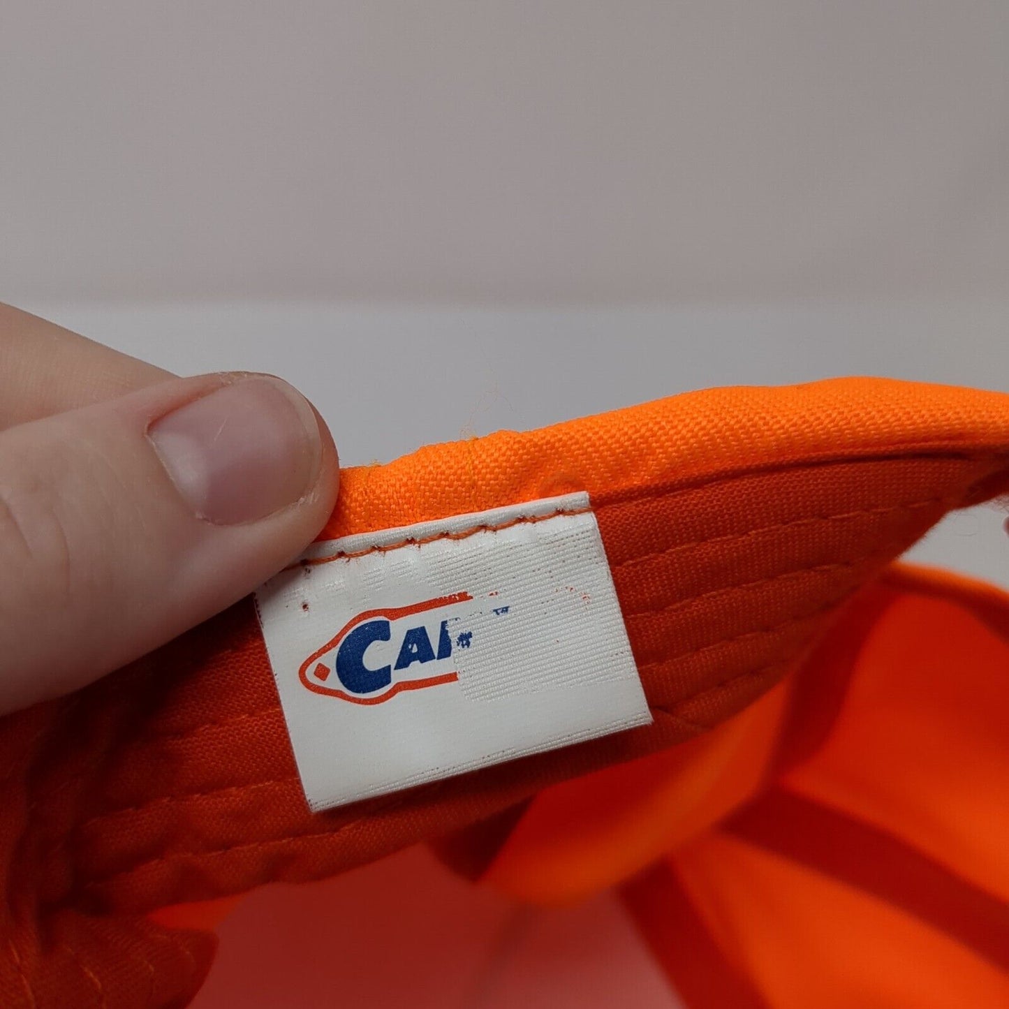Utah Strapback Hat Orange OSFA Adjustable Graphic Print Vented Holes Polyester