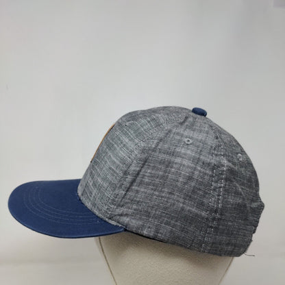 Arka Owl Slideback Hat Multi OSFA Colorblock Leather Patch 6 Panel