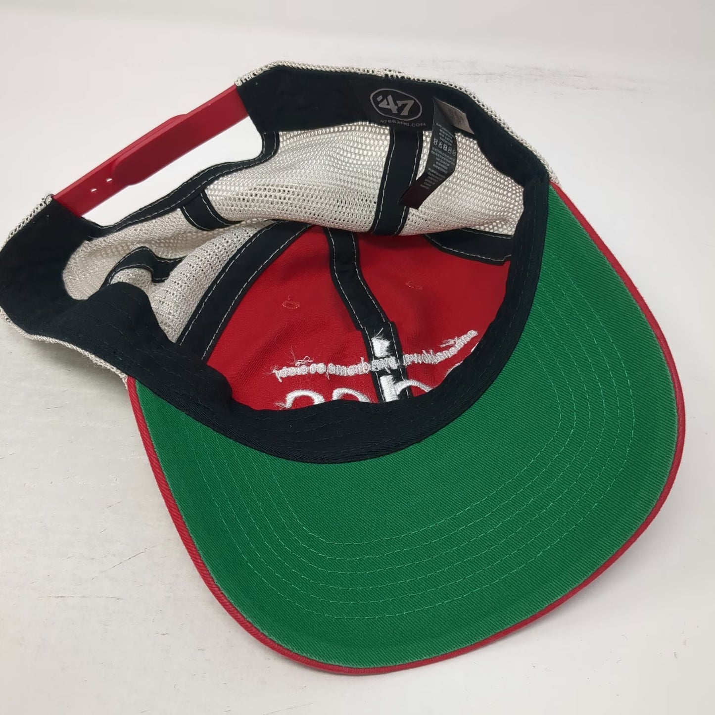 '47 Trucker Hat Red OSFM NDSS National Down Syndrome Society Mesh Snapback Logo