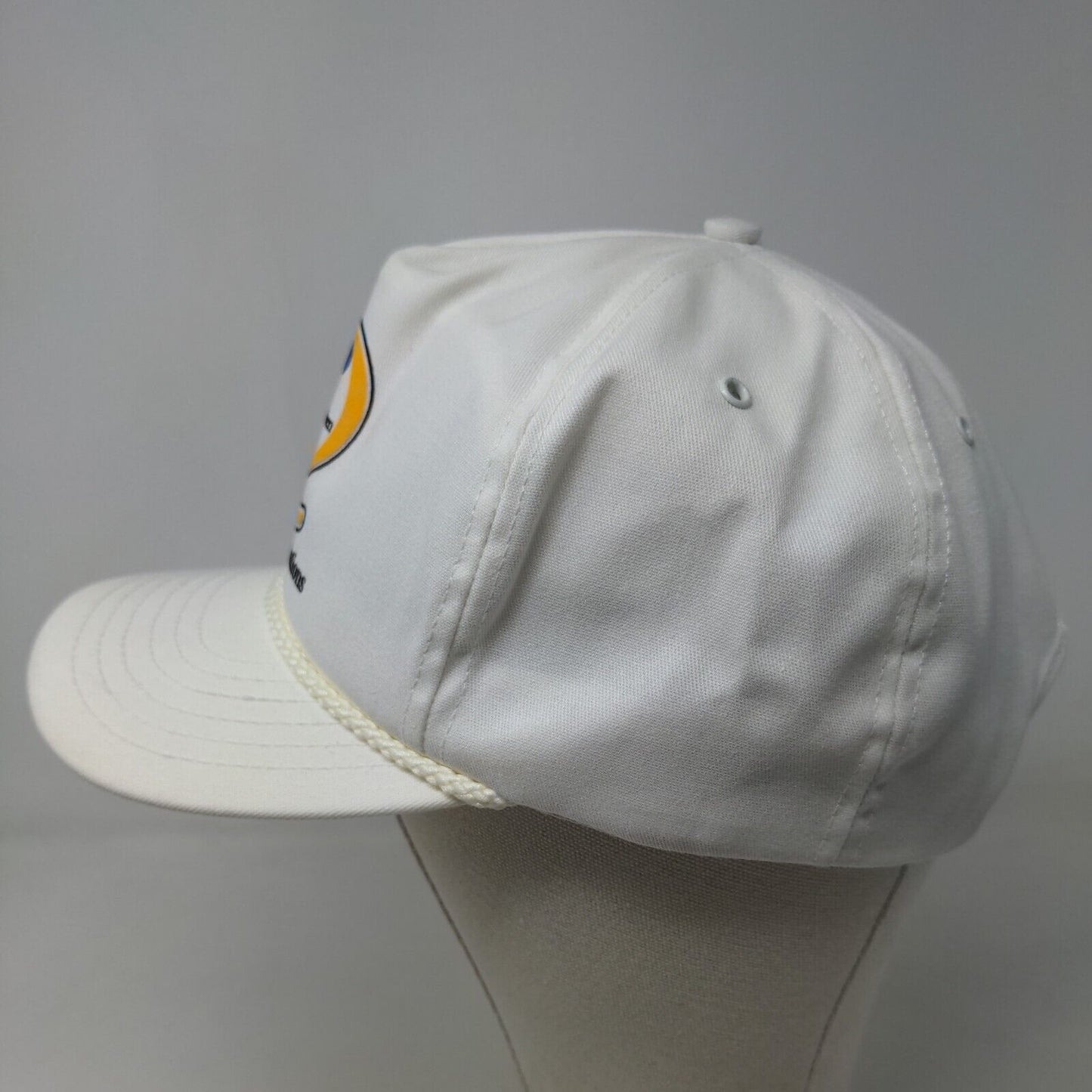 Ford Men's Snapback Trucker Hat White Vintage 1994 Powertrain Operations Rope
