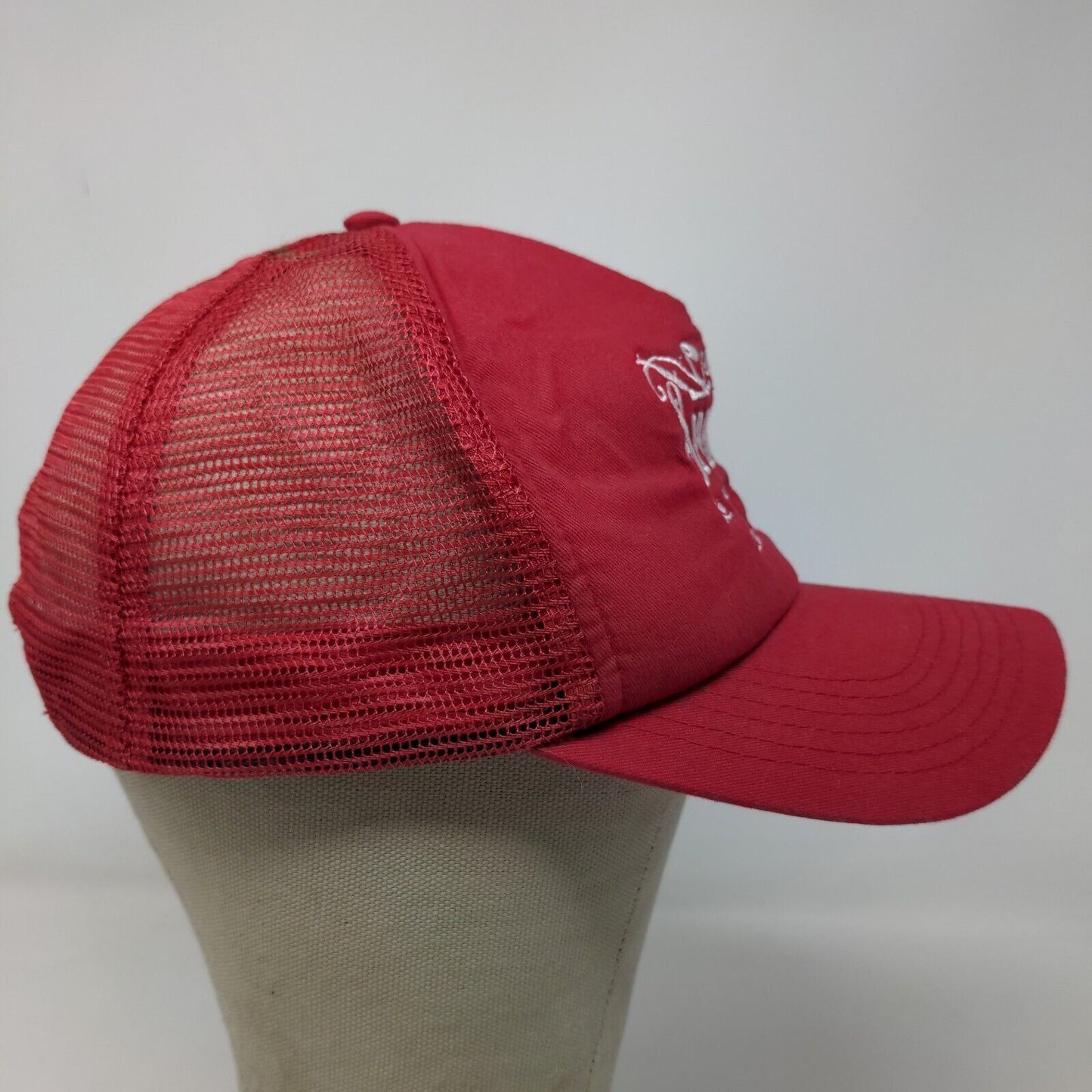Grupo Principe Estilo Calentano Musical Artist Men's Snapback Mesh Back Hat Red
