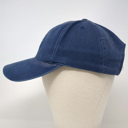 Nike Baseball Cap Blue One Size Embroidered Swoosh Logo Golf Cotton Sport Hat