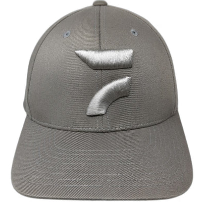 Flexfit Baseball Cap Beige XL Floracing 3D Puff Embroidery Logo Hat Fitted