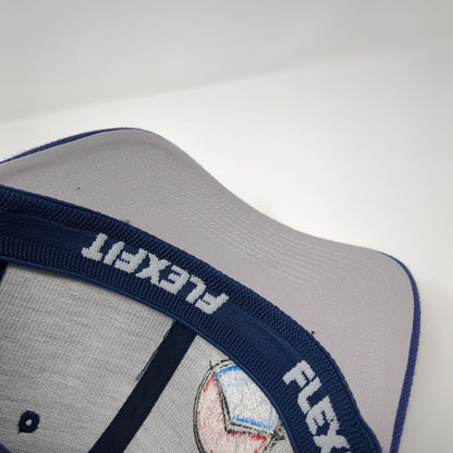 Flexfit by Yupoong Fitted Hat Blue S/M Lightweight Embroidered 6 Panel
