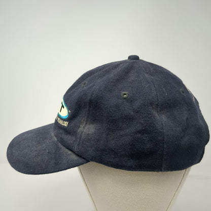 Bullet Line Baseball Cap Blue One Size Johnson Matthey JM CRT Logo Slideback Hat