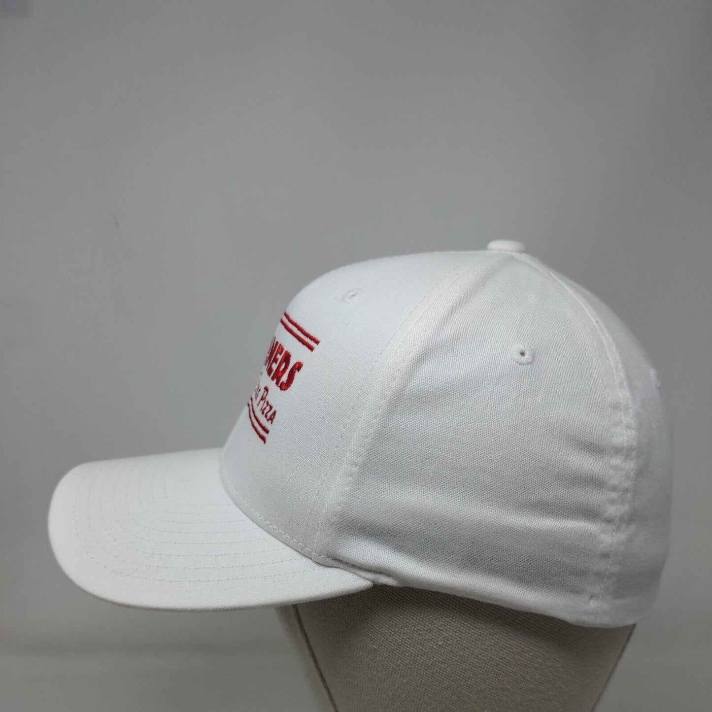 3 Corners New York Style Pizza Fitted Hat White S/M Port Authority