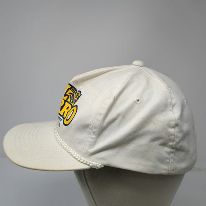 Headwear II 5 Panel White Hat OSFM Snapback El Charro Mexican Food Rope Green