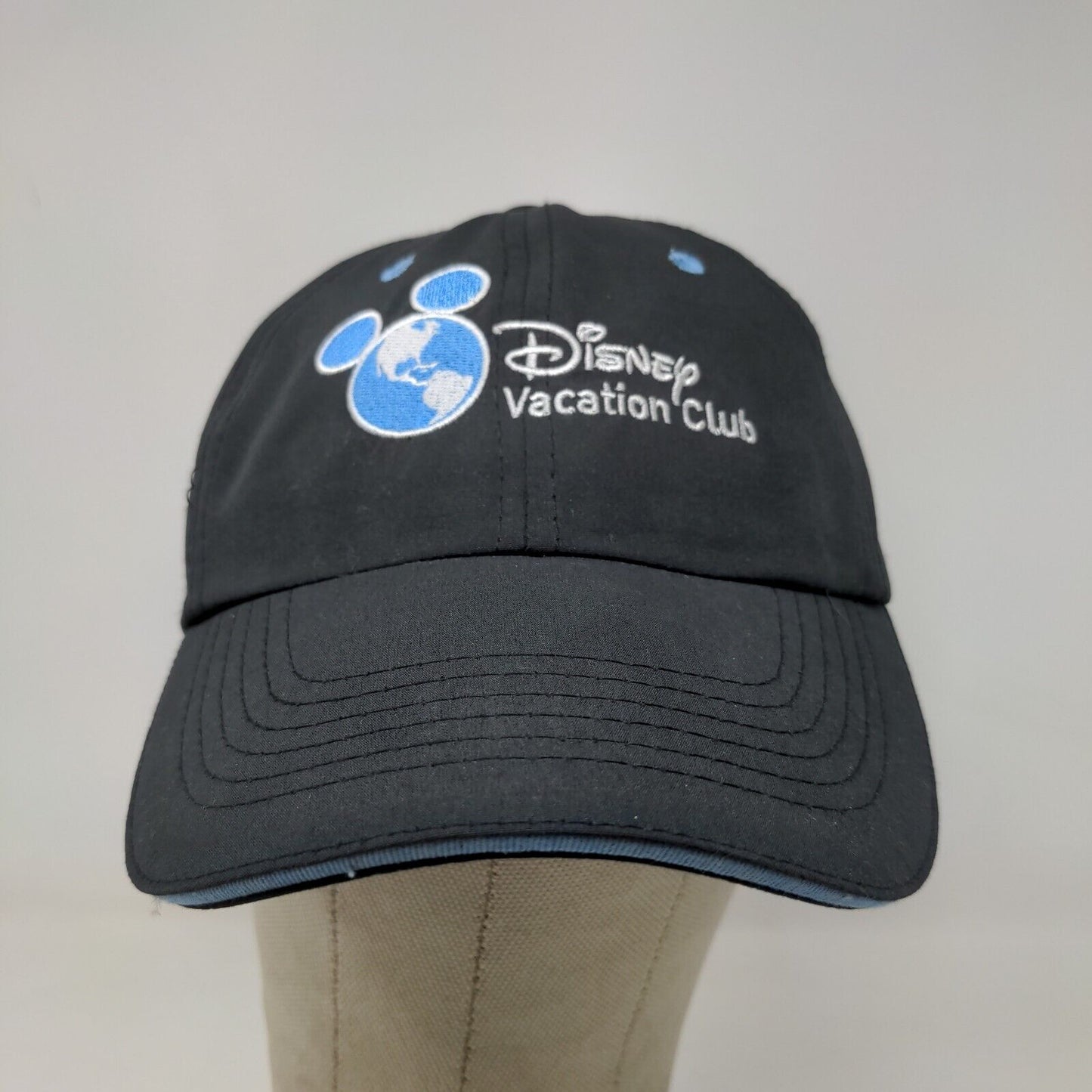 Disney Vacation Club Men's Slideback Hat Black Embroidered Logo Mickey