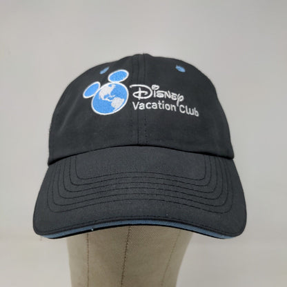 Disney Vacation Club Men's Slideback Hat Black Embroidered Logo Mickey