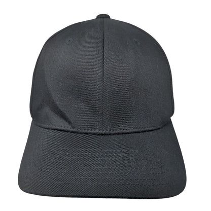 Yupoong Men's Fitted Hat Black Size L-XL Flexfit Polycotton Blend ECS Workshop