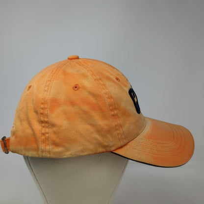 Caterpillar Baseball Cap Orange One Size Slideback Embroidered CAT Logo Hat