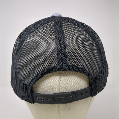 Follow The Deal Investments Snapback Trucker Hat Gray One Size Mesh Back