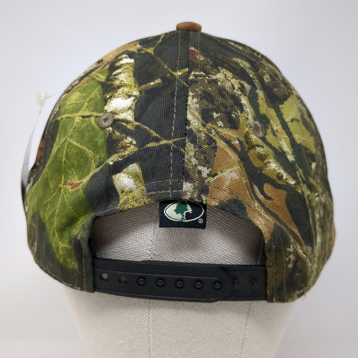 Outdoor Cap Snapback Green One Size Camo Clean Waters Inc Logo Fishing Work Hat