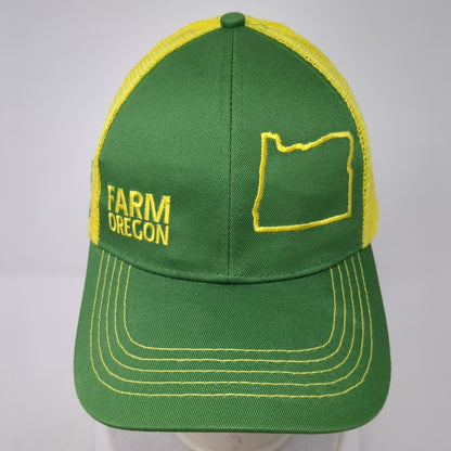Farm Oregon Snapback Trucker Hat Multicolor OS Adjustable Mesh Back John Deere