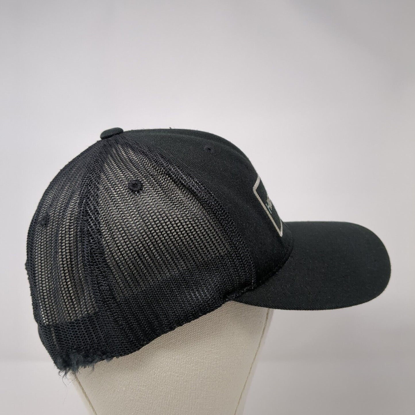 Highway 21 Snapback Trucker Hat Black One Size Mesh Back Adjustable
