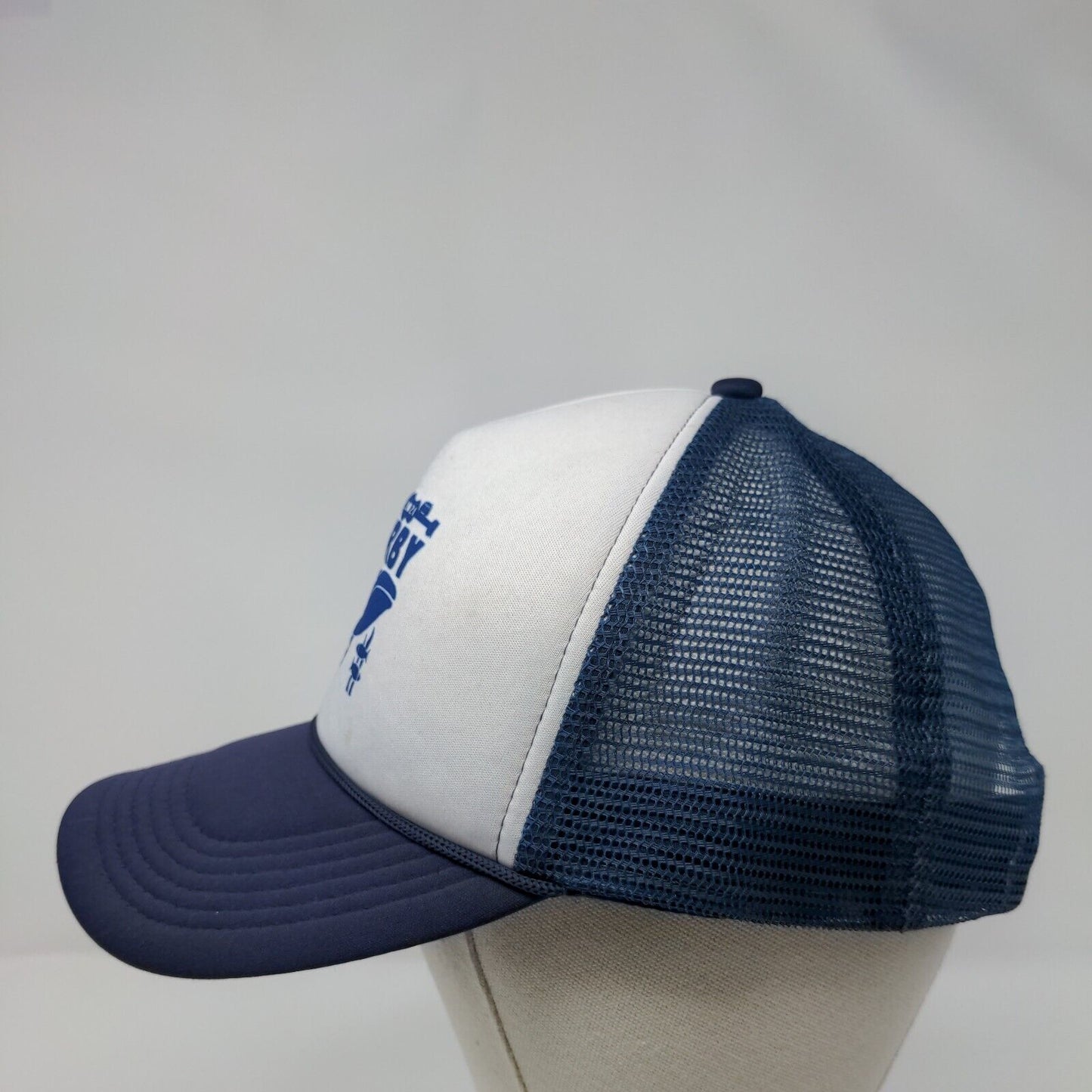 Kentucky Derby 2021 Orman Ranch Snapback Trucker Hat Blue OSFA Mesh Back Rope