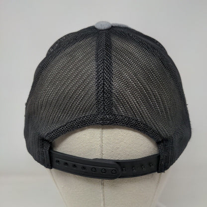 Kimes Ranch Snapback Trucker Hat Gray Embroidered Mesh Back The Classics Yupoong