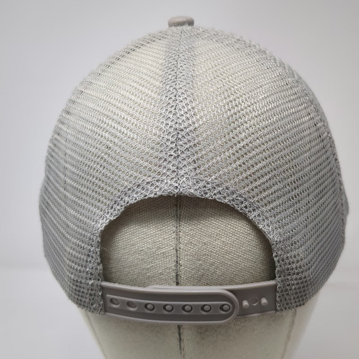 Lowe's 4 PROS Logo Gray Trucker Hat One Size Pink Snapback Mesh Back Workwear