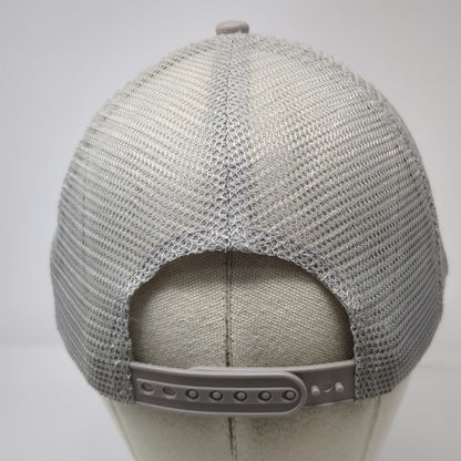 Lowe's 4 PROS Logo Gray Trucker Hat One Size Pink Snapback Mesh Back Workwear