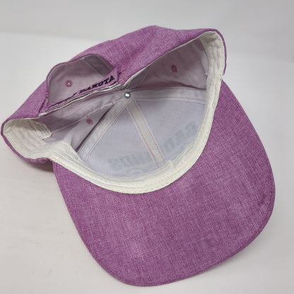 Badlands 1908 South Dakota Strapback Hat Purple One Size Adjustable