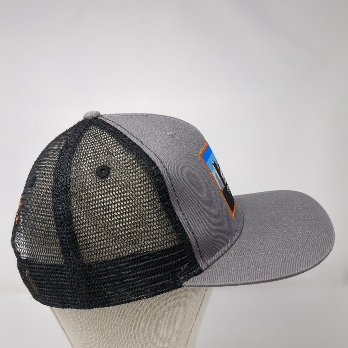 Traeger Est. 1987 Wood Fired Grills Snapback Trucker Hat Gray OS Adjustable Mesh