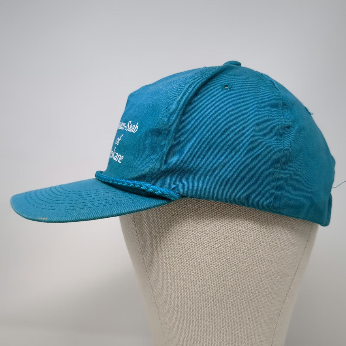 Fine Tree 5 Panel Blue One Size Jaremko Nissan Saab Spokane Rope Snapback Hat