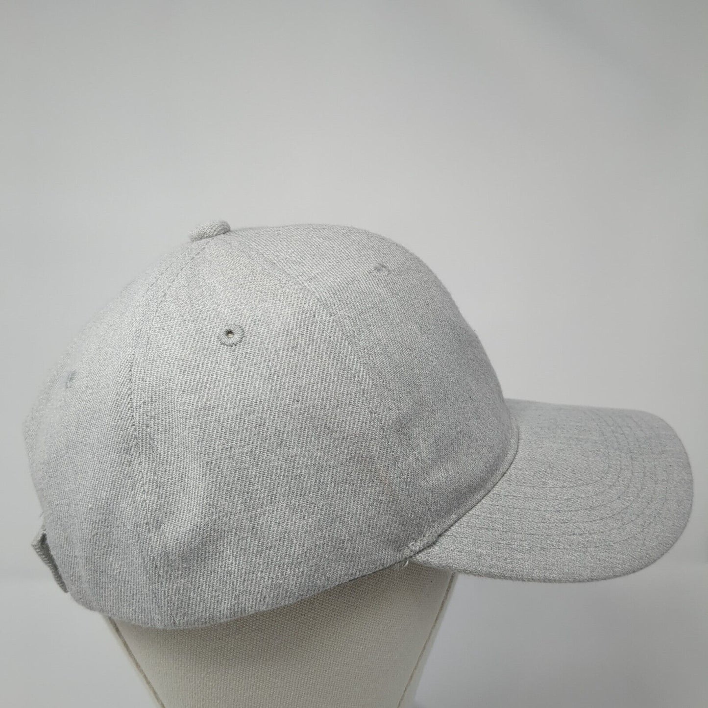 Old School Heat & Cool LLC Strapback Hat Gray One Size Adjustable 6 Panel