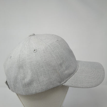 Old School Heat & Cool LLC Strapback Hat Gray One Size Adjustable 6 Panel