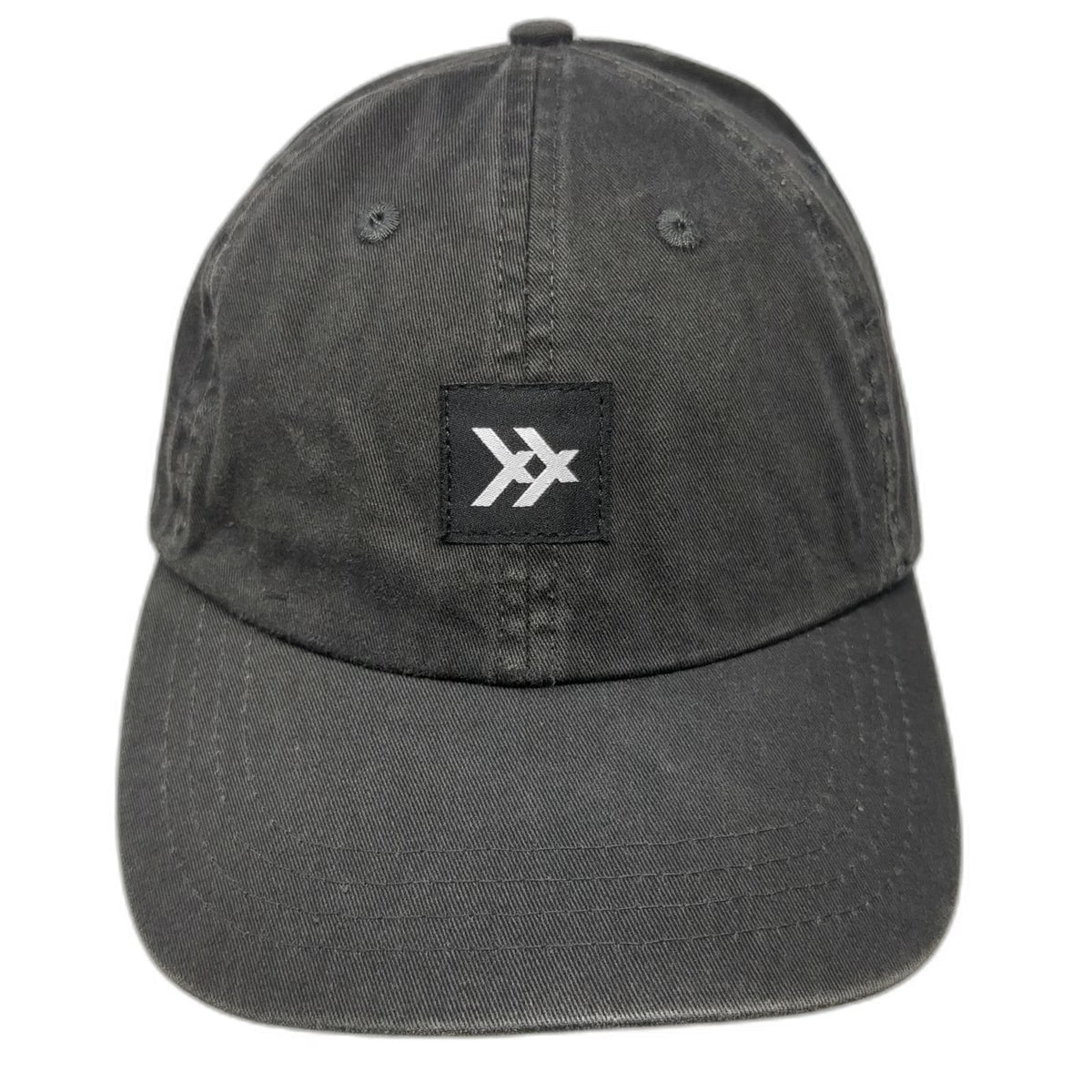 Fabletics Baseball Cap Gray One Size Checkerboard Strap Adjustable Cotton Hat