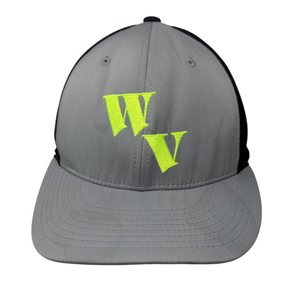 WV Fitted Hat Gray L/XL Flexfit PTS Lite Breathable Lightweight Richardson