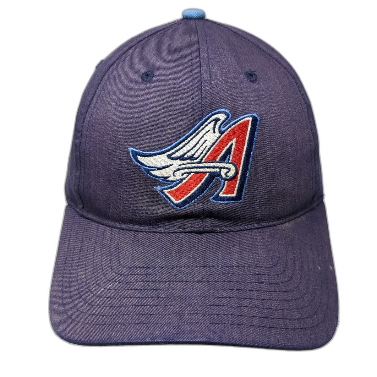 California Angels MLB Twins Enterprise Snapback Blue One Size Wing A Stars Hat